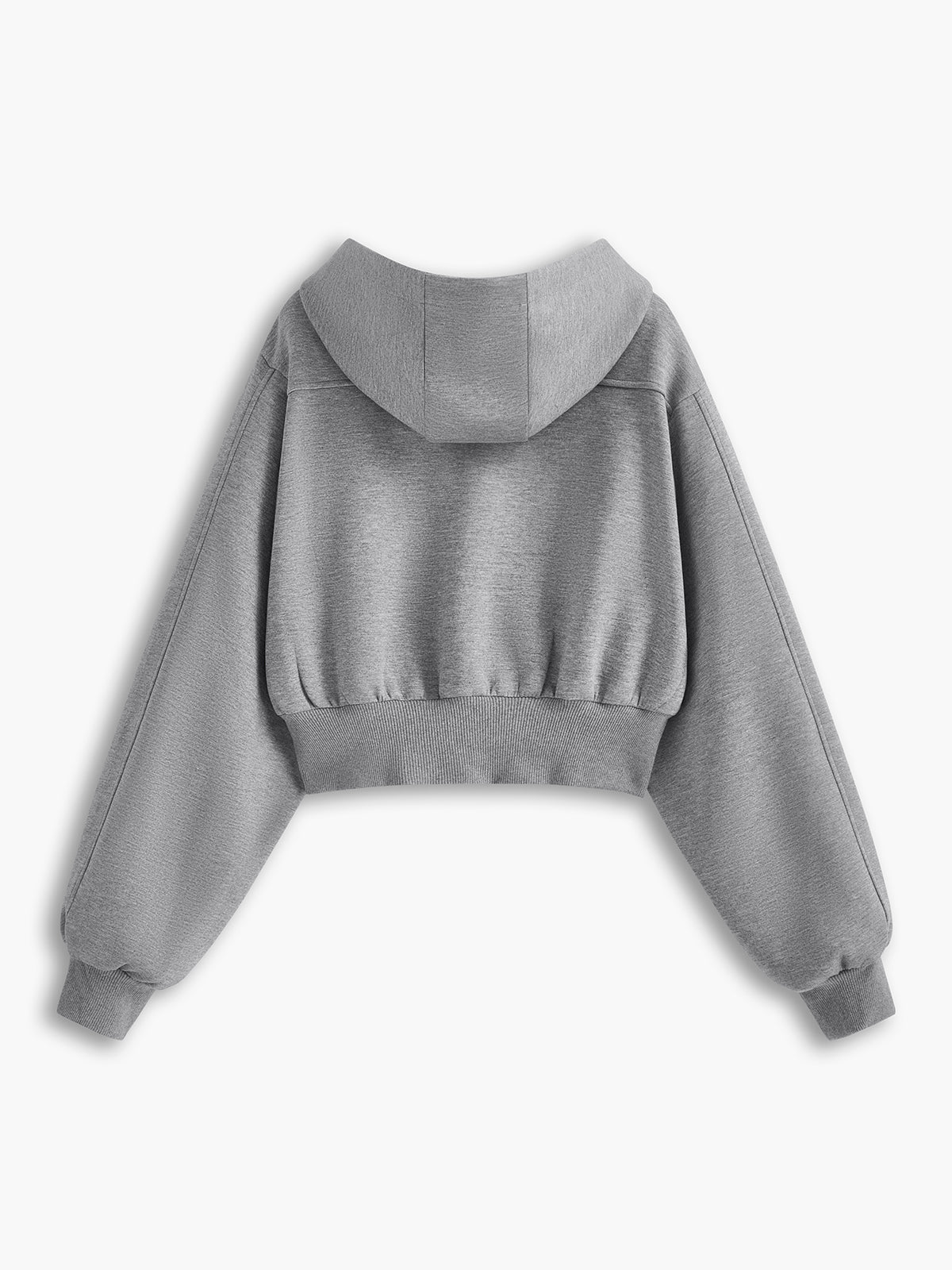 Sola | Women's Trendy Zip Crop Hoodie - Comfortable Stretch Fabric