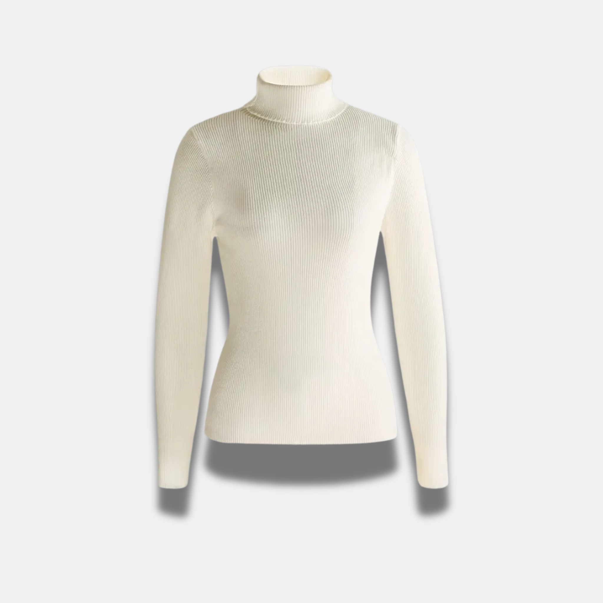 Odelle | Women's Fitted Knitted Sweater with Collar – Soft and Stylish