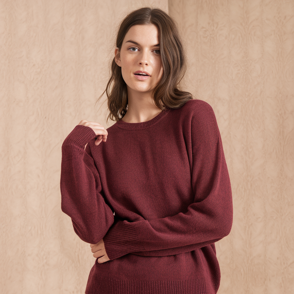 Della | Cozy Long Women's Sweater in Soft Knit – Relaxed Fit