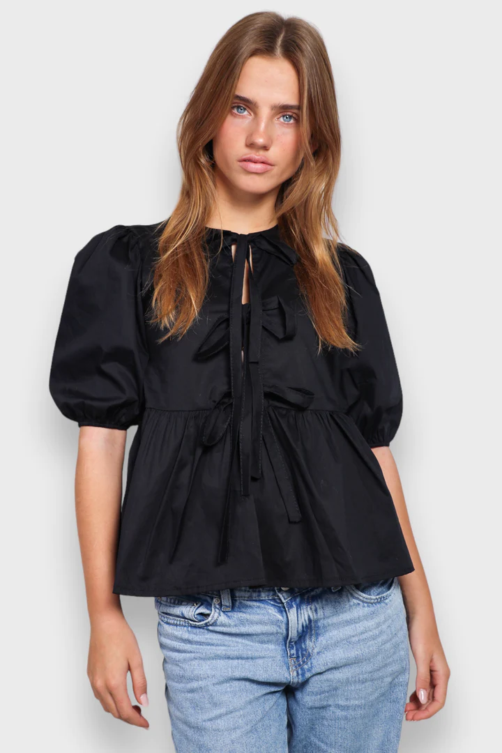 Ana | Women's Trendy Blouse with Puff Sleeves