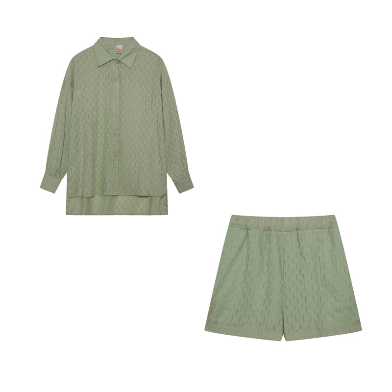Florance | Summer Set with Breezy Blouse and Shorts for Women