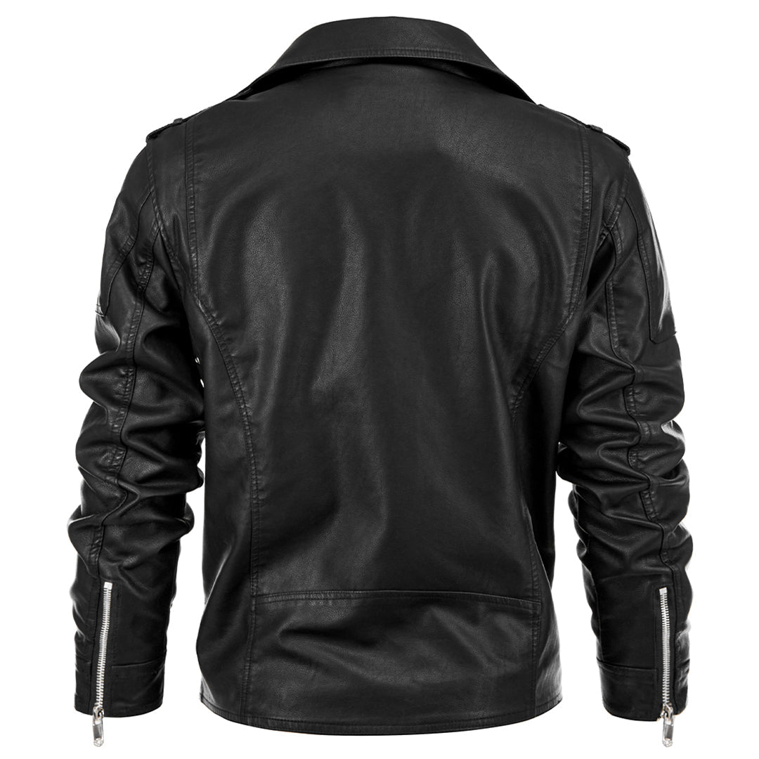 Cityscape Leather Jacket