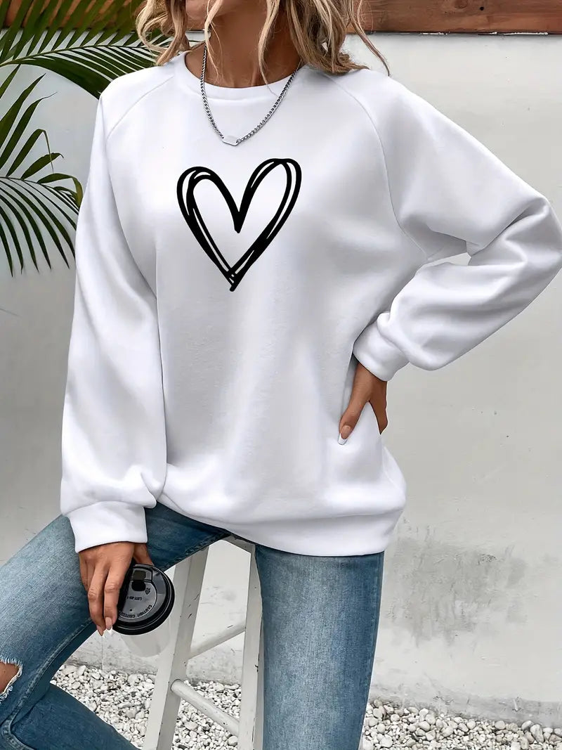 Annette | Cozy Women's Sweater Featuring Heart Print