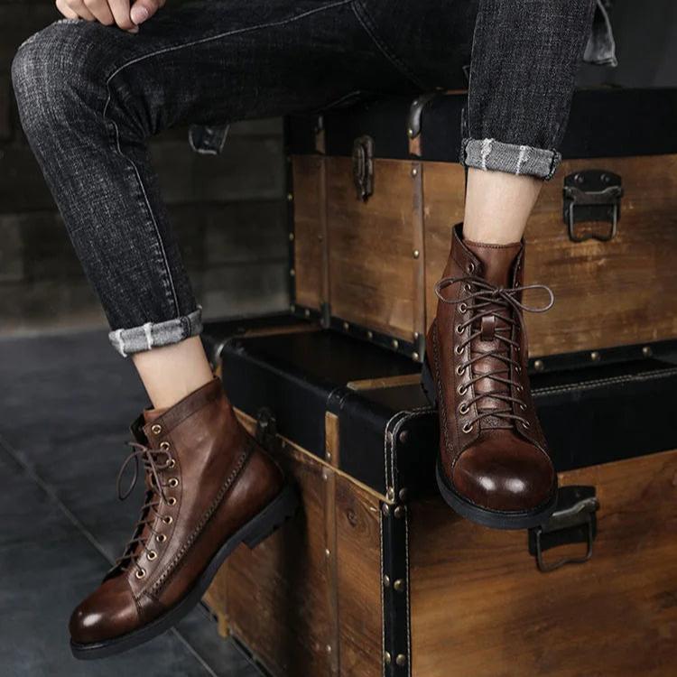 Grayson™ - Vegan Leather Orthopedic Winter Boots