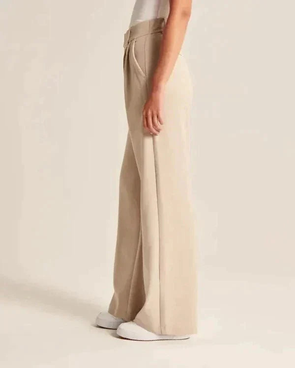 High-Waisted Wide-Leg Pants