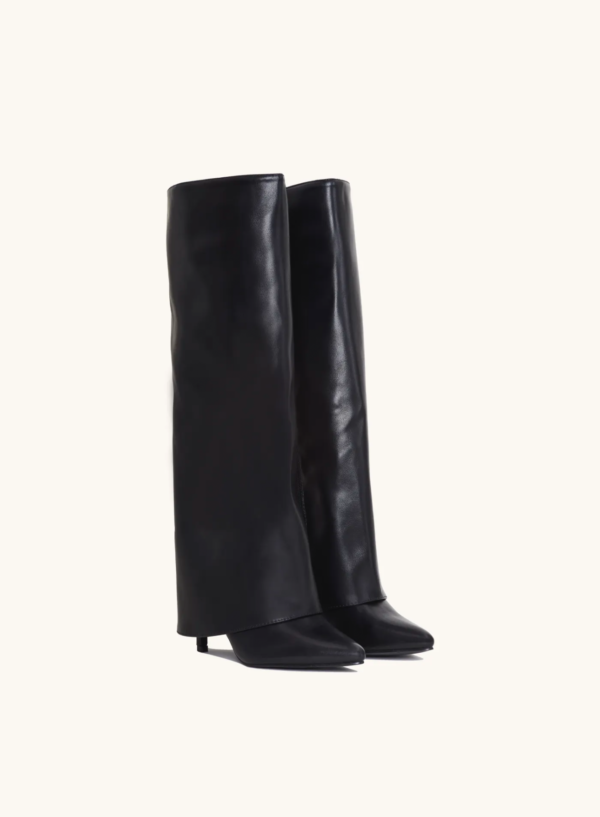 Hanna | Women's Vegan Leather Boots with 9cm Heel