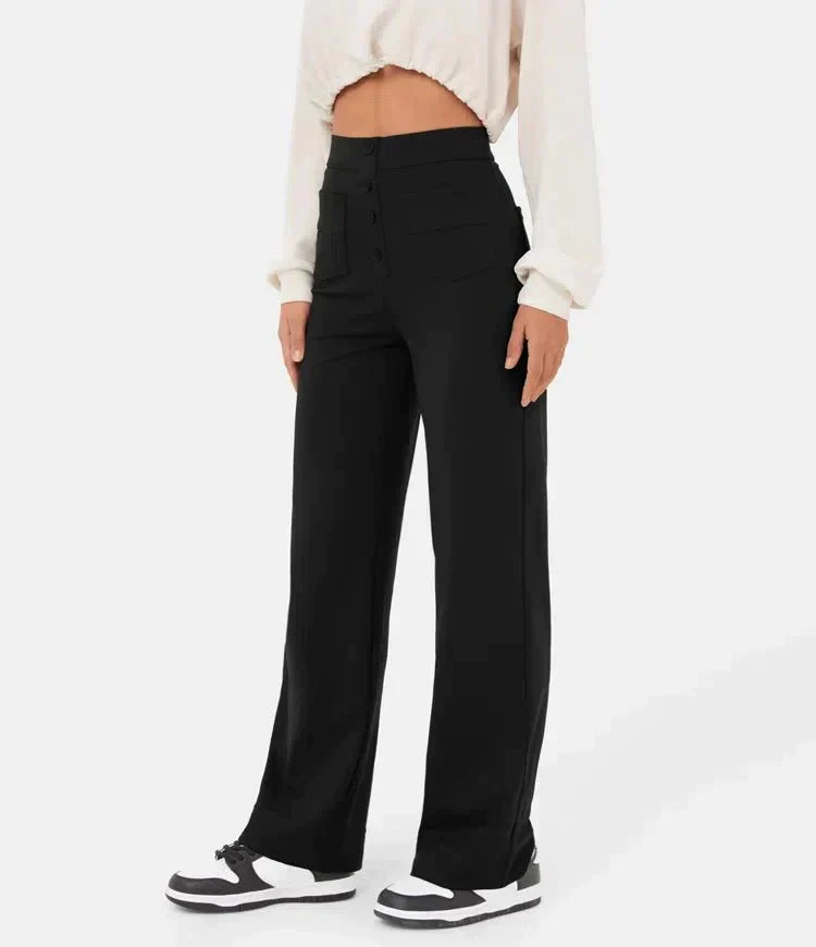 Benthe | Chic High-Waisted Trousers