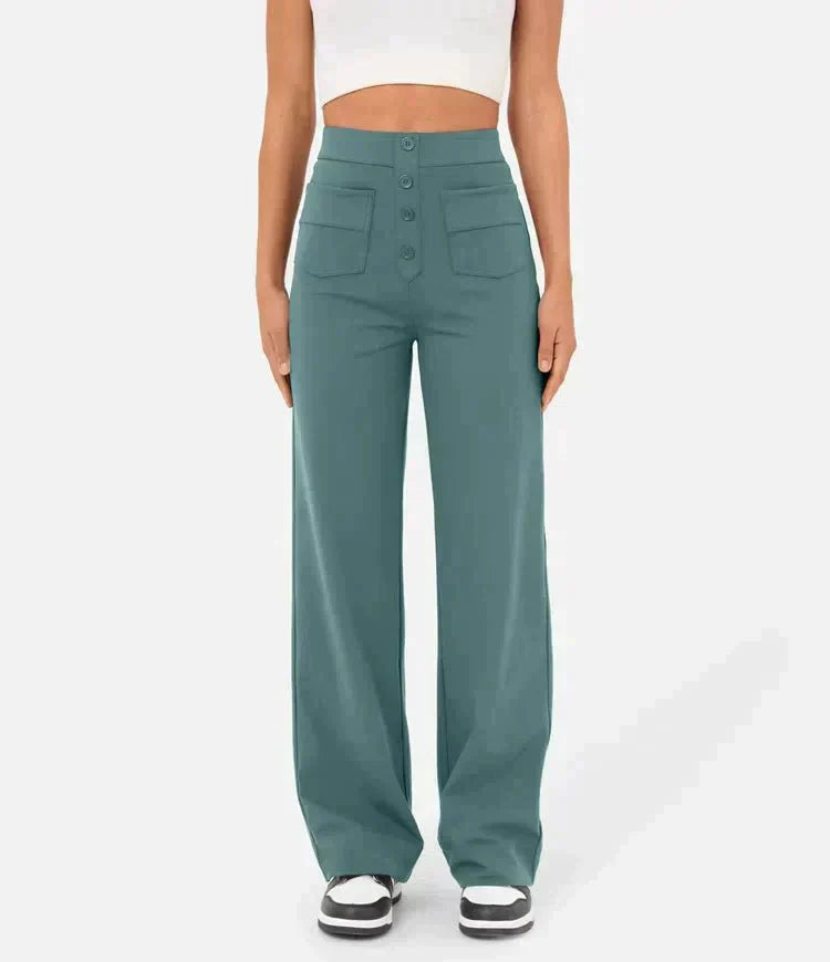 Benthe | Chic High-Waisted Trousers