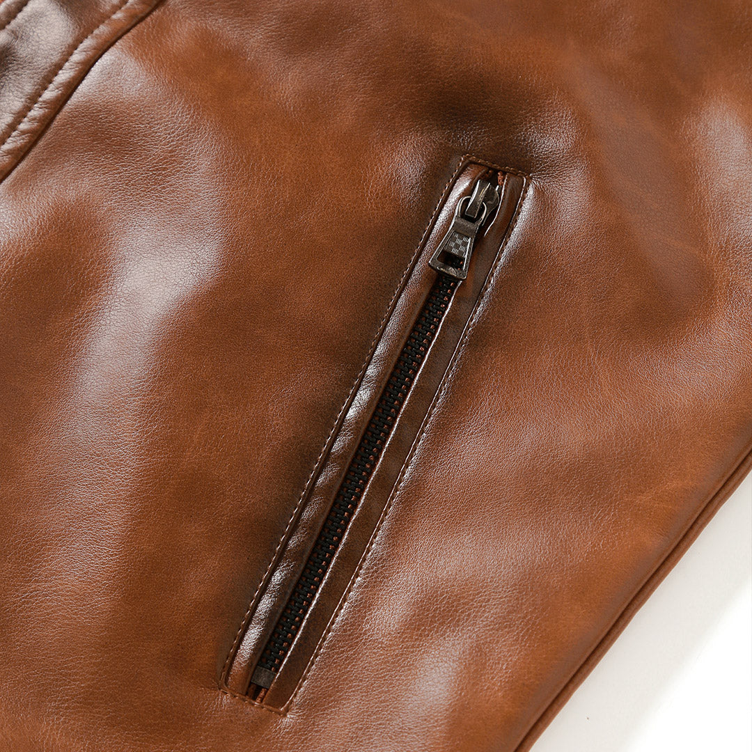 Classic Leather Roadster Jacket