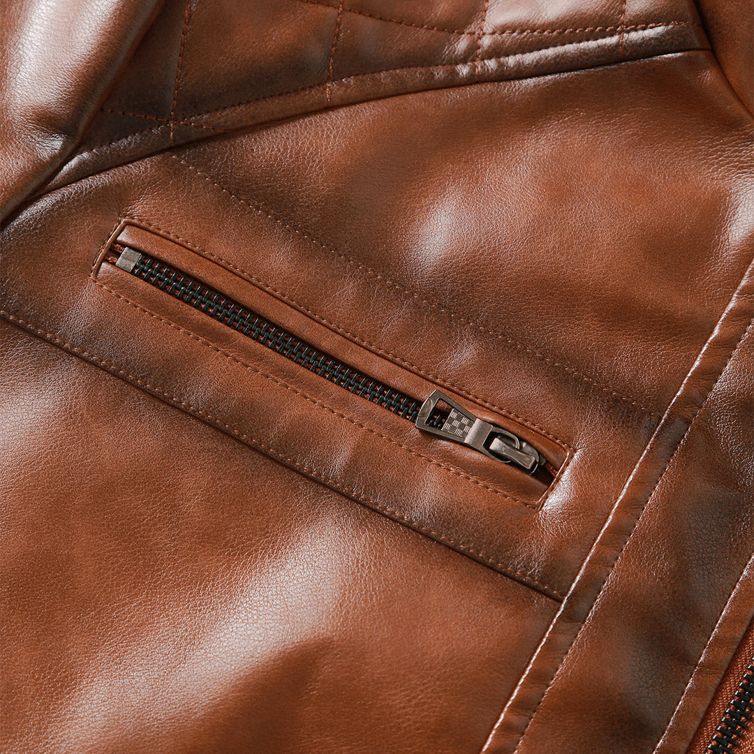 Classic Leather Roadster Jacket